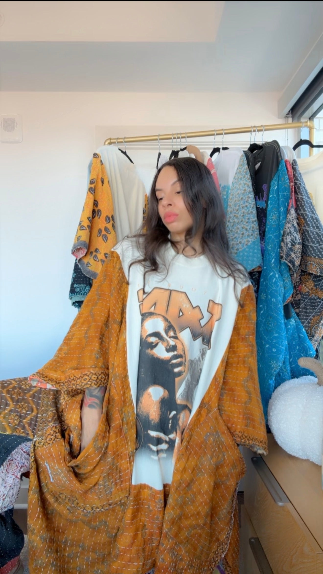 **Sade Original Kantha Band Tee Muu (premium quilt)