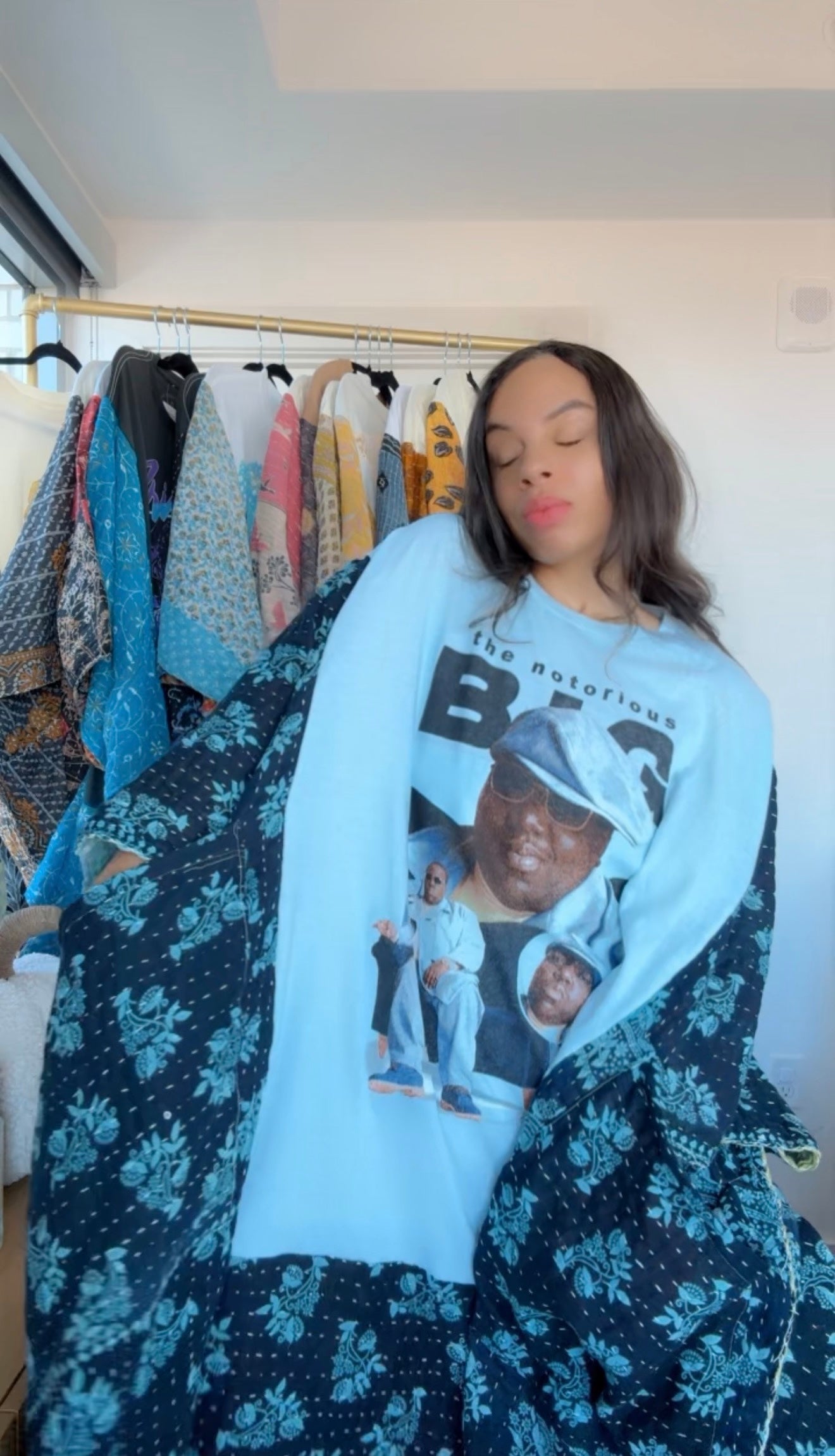 Notorious B.I.G Original Kantha Band Tee Muu