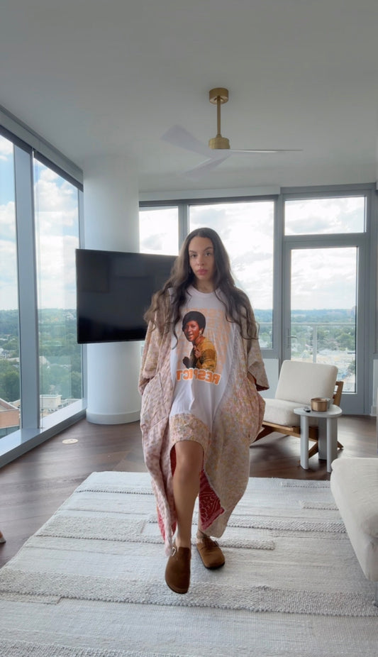 *Aretha Franklin Original Kantha Band Tee Muu