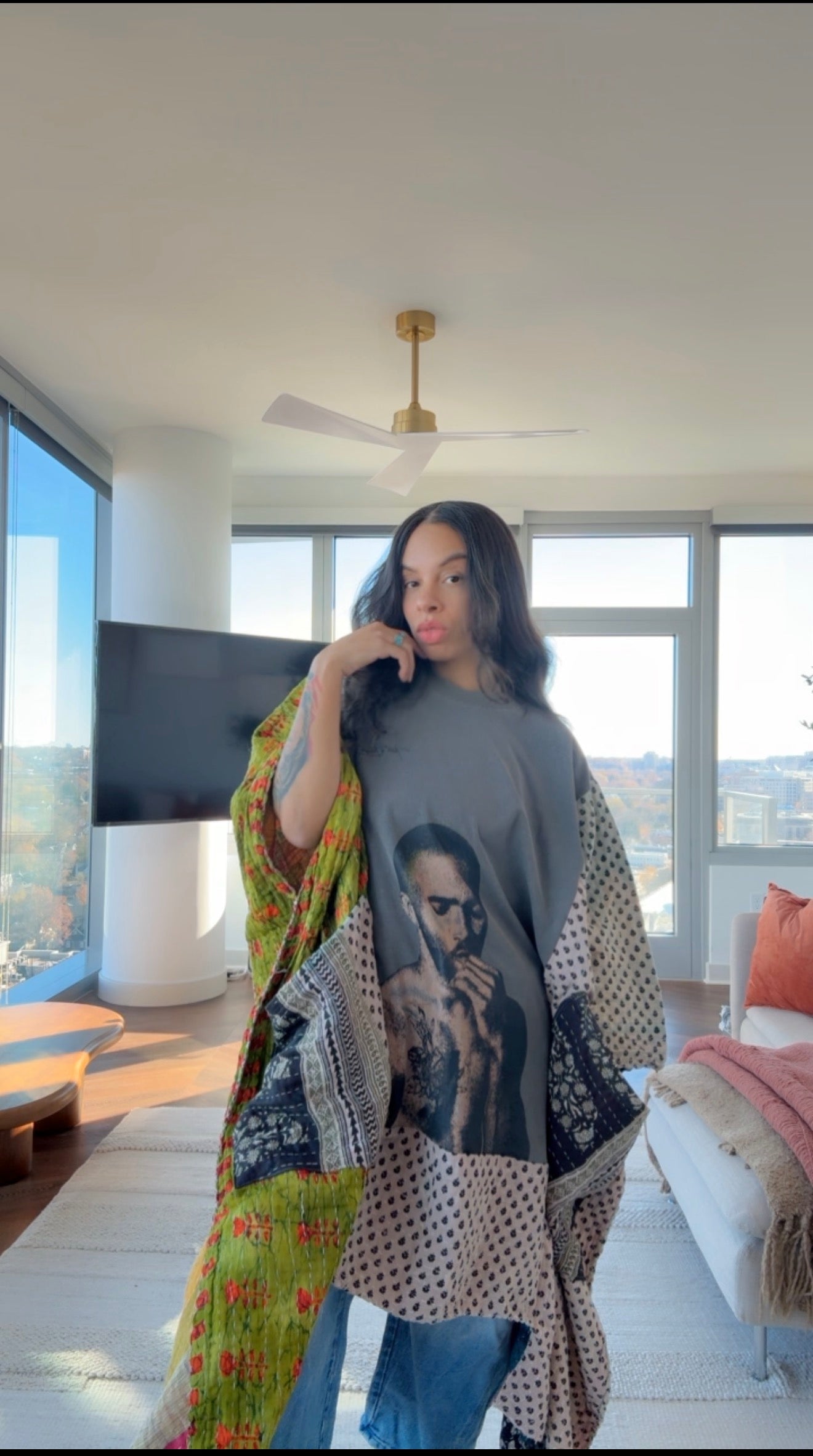 **Frank Ocean Original Kantha Band Tee Muu