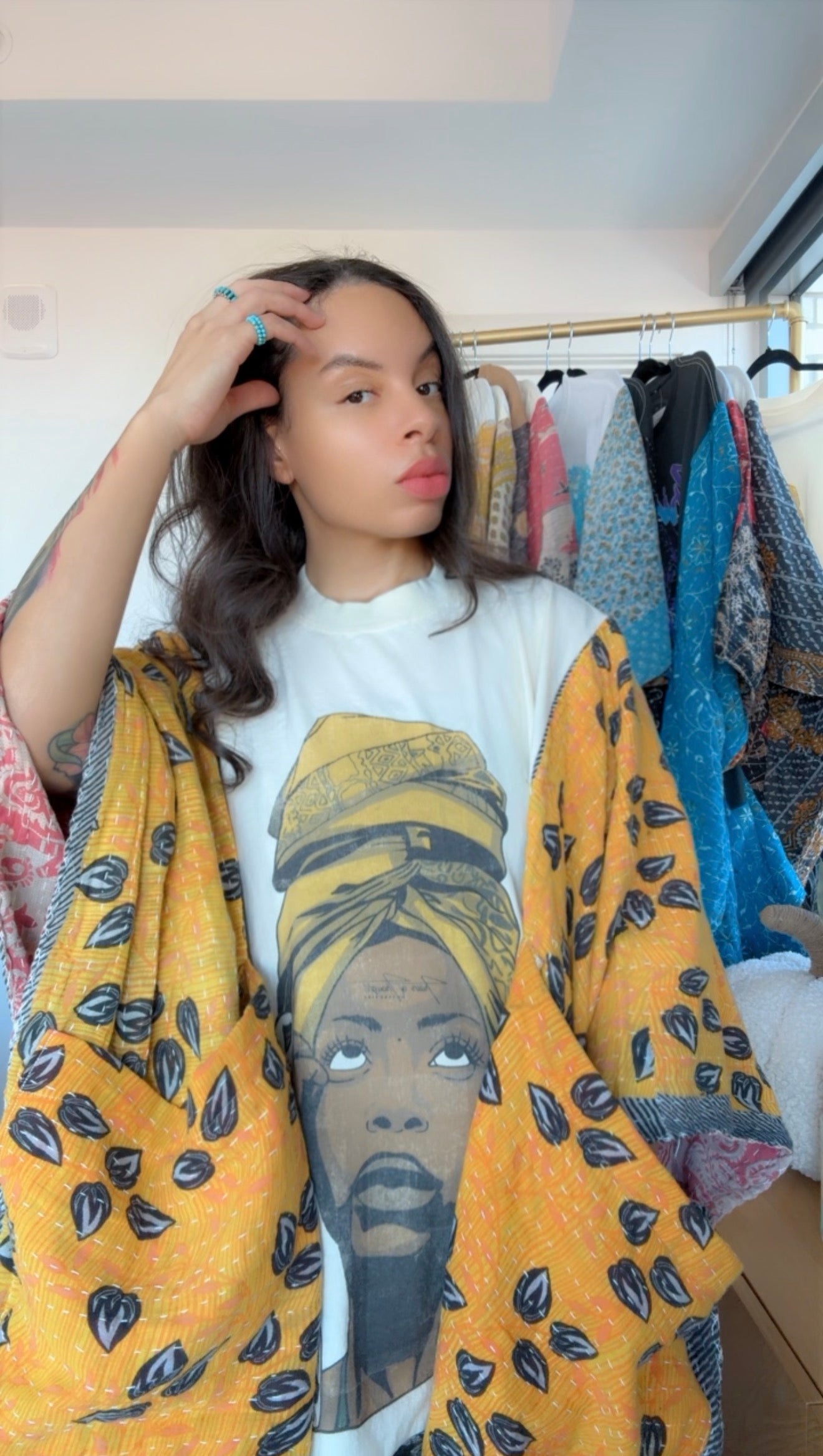 Erykah Badu Original Kantha Band Tee Muu