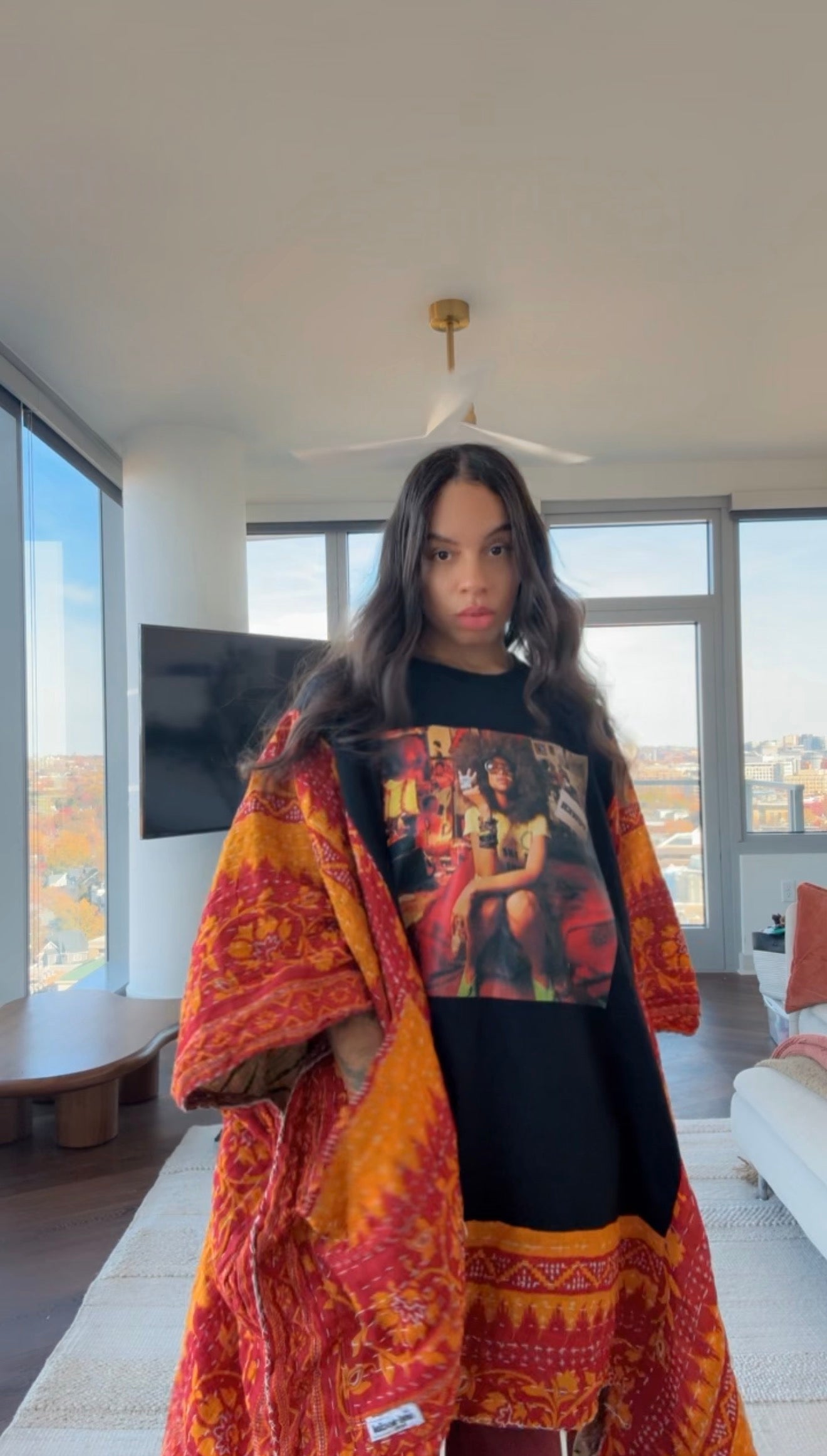 *Erykah Badu Original Kantha Band Tee Muu