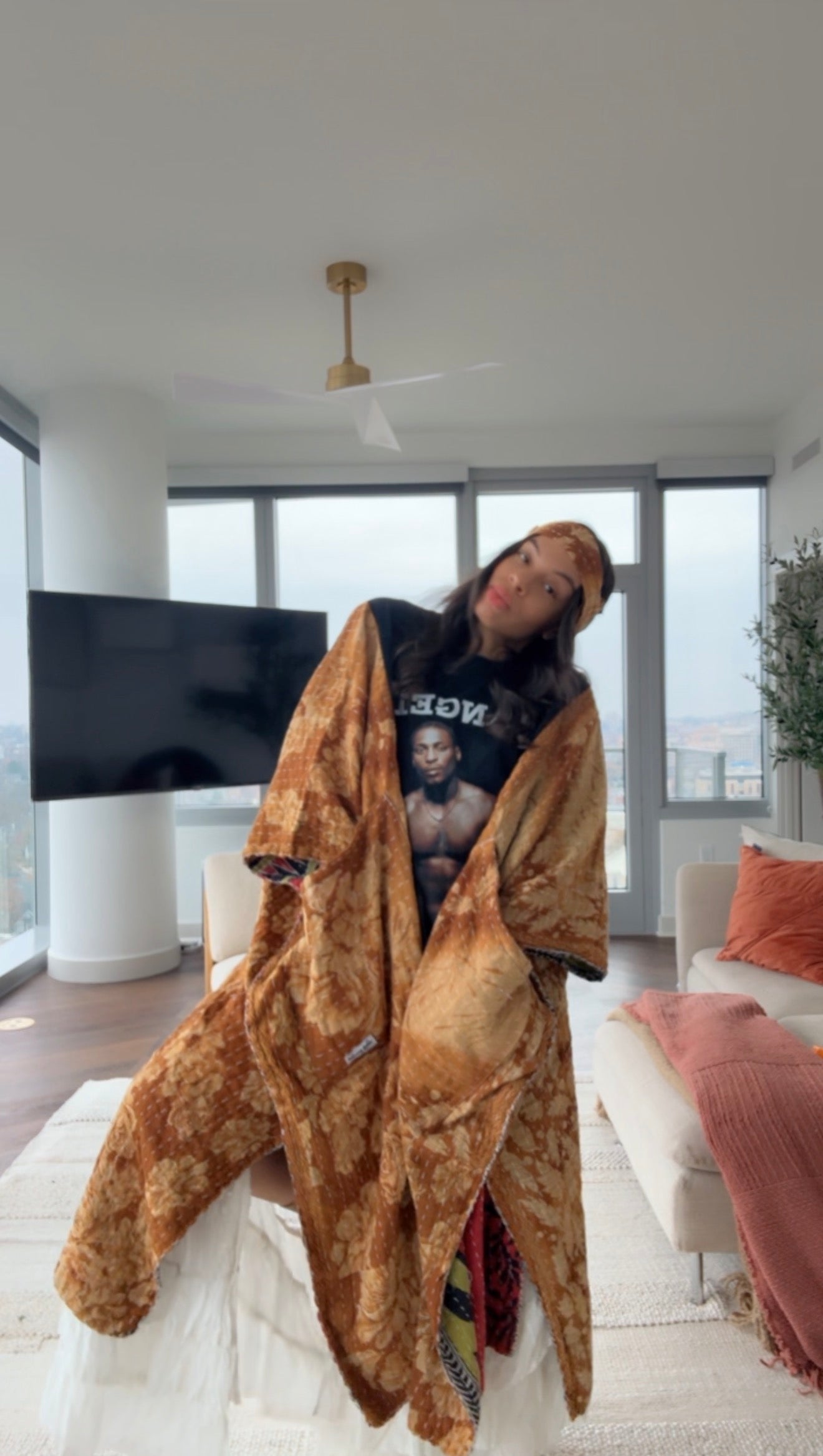 **D’Angelo Original Kantha Band Tee Muu