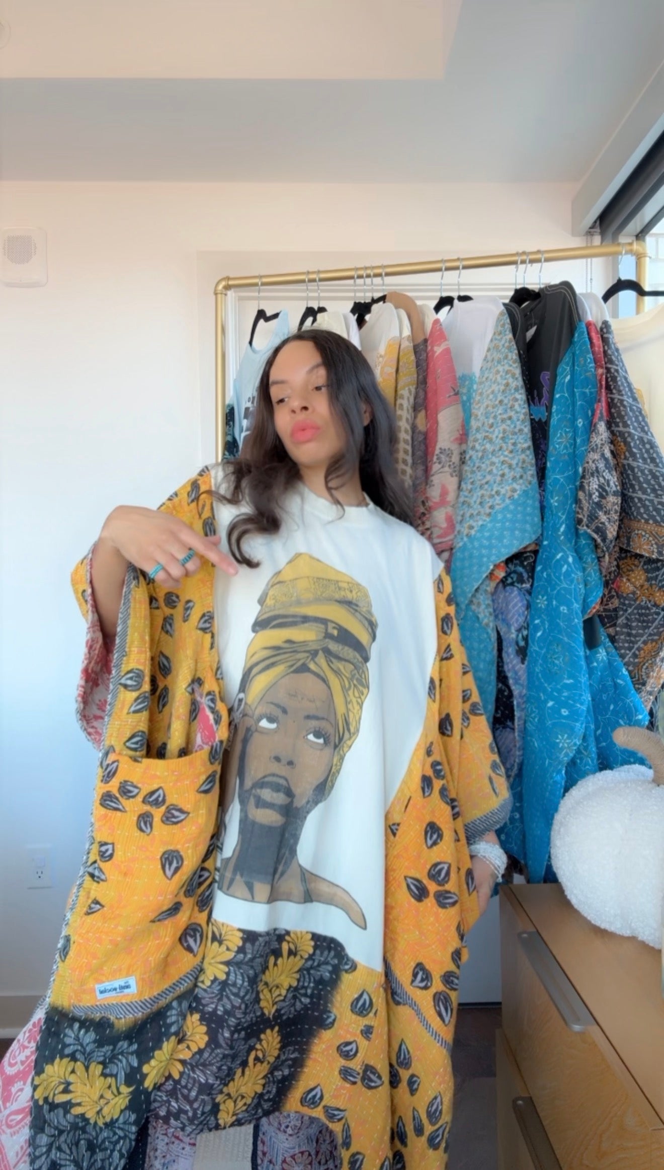 Erykah Badu Original Kantha Band Tee Muu