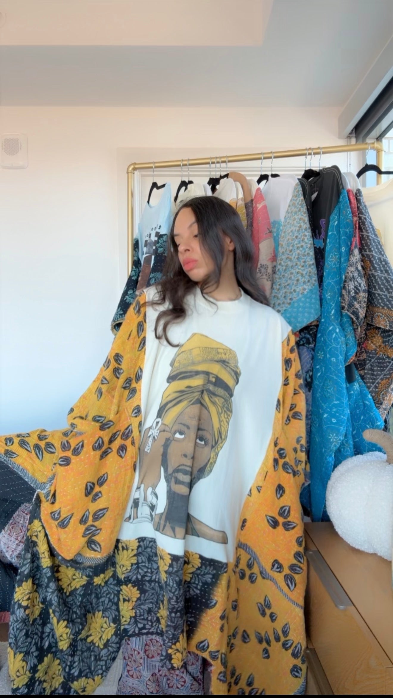 Erykah Badu Original Kantha Band Tee Muu