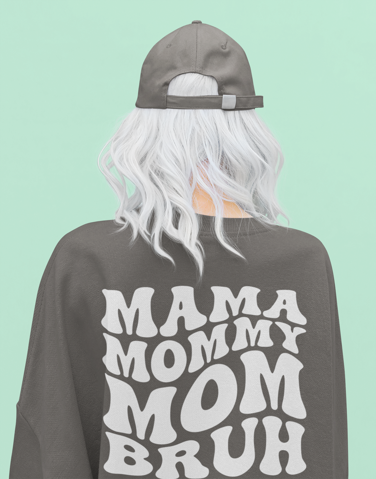 Mama Mom Bruh Tee (pepper)
