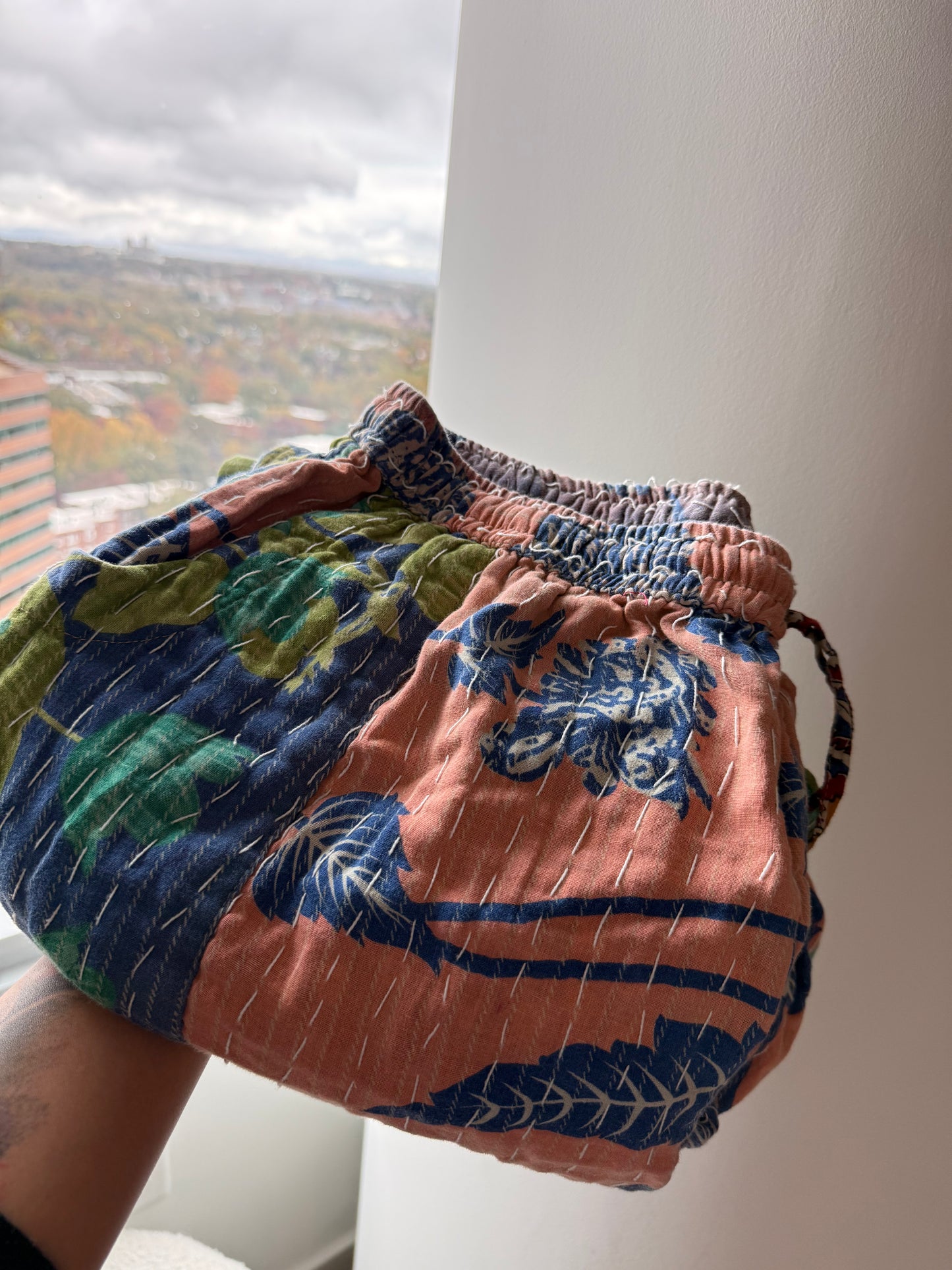 *Reversible Kantha Lounge Pants