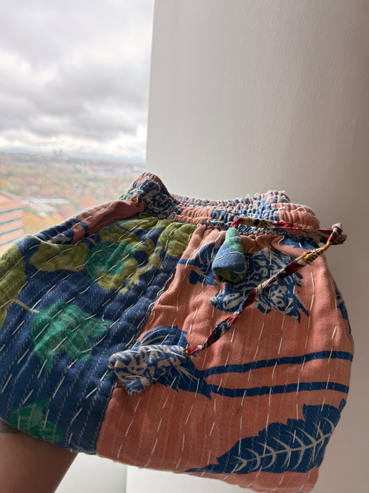 *Reversible Kantha Lounge Pants