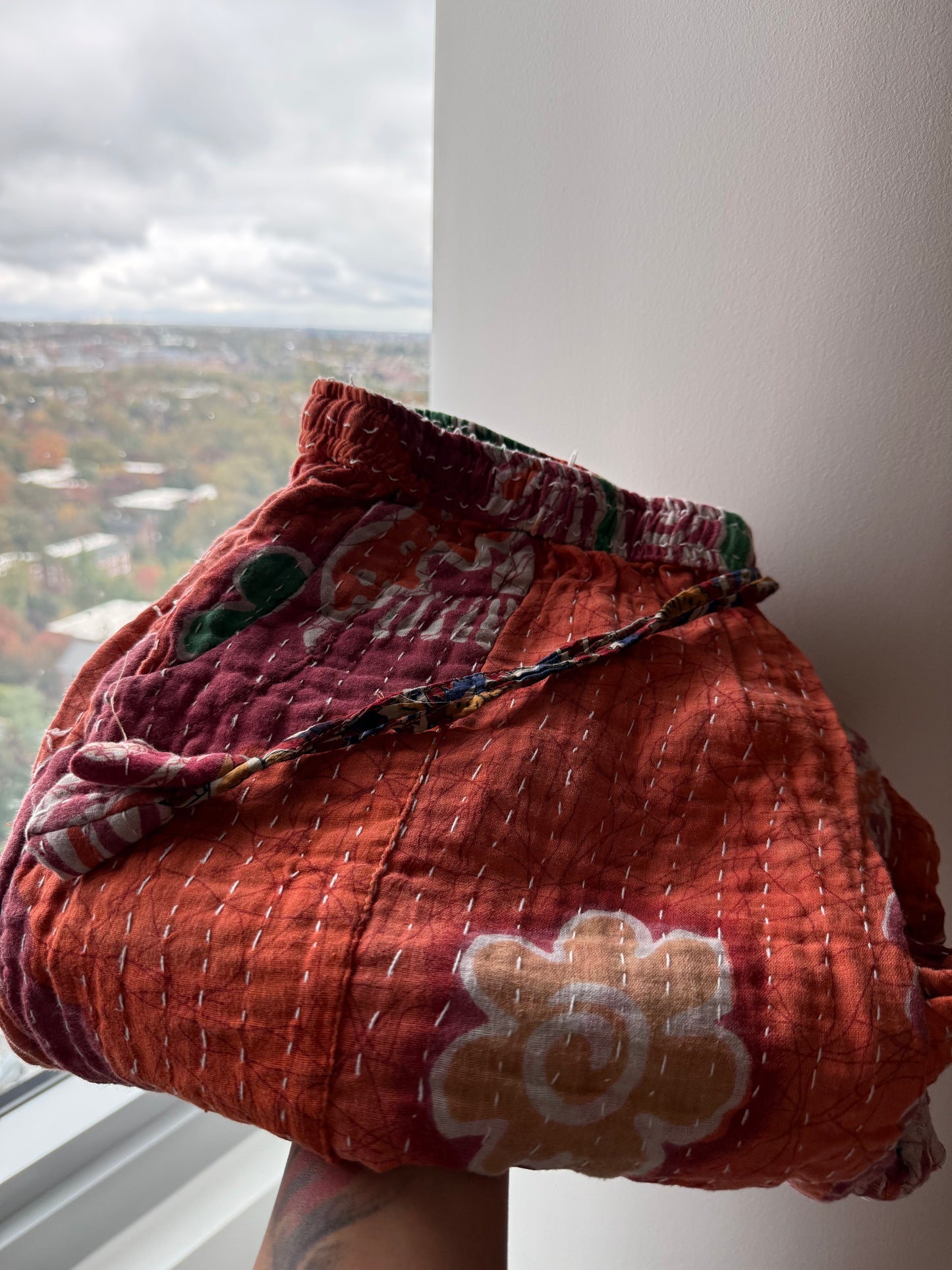 *Reversible Kantha Lounge Pants