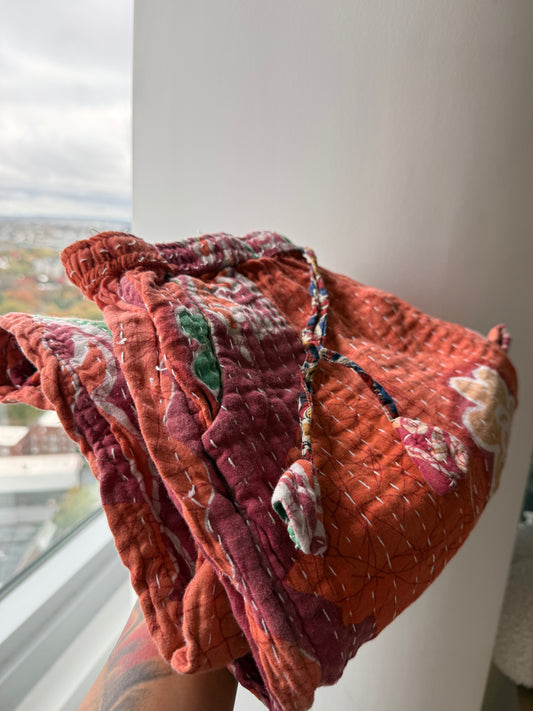 *Reversible Kantha Lounge Pants