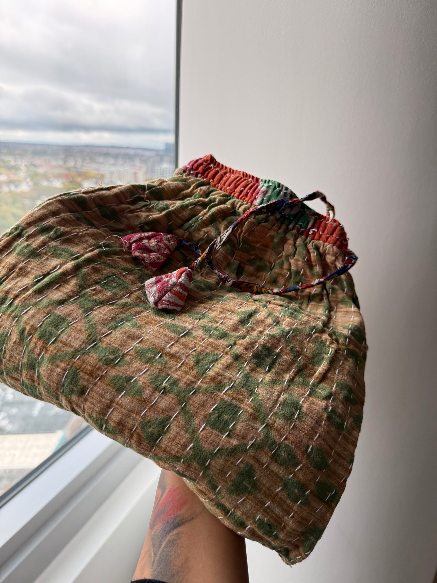 *Reversible Kantha Lounge Pants