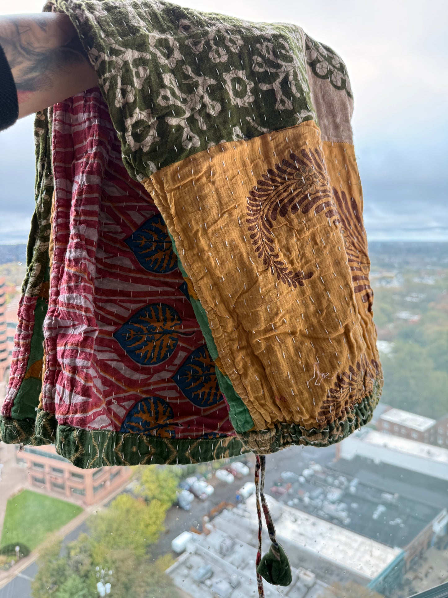 *Reversible Kantha Lounge Pants