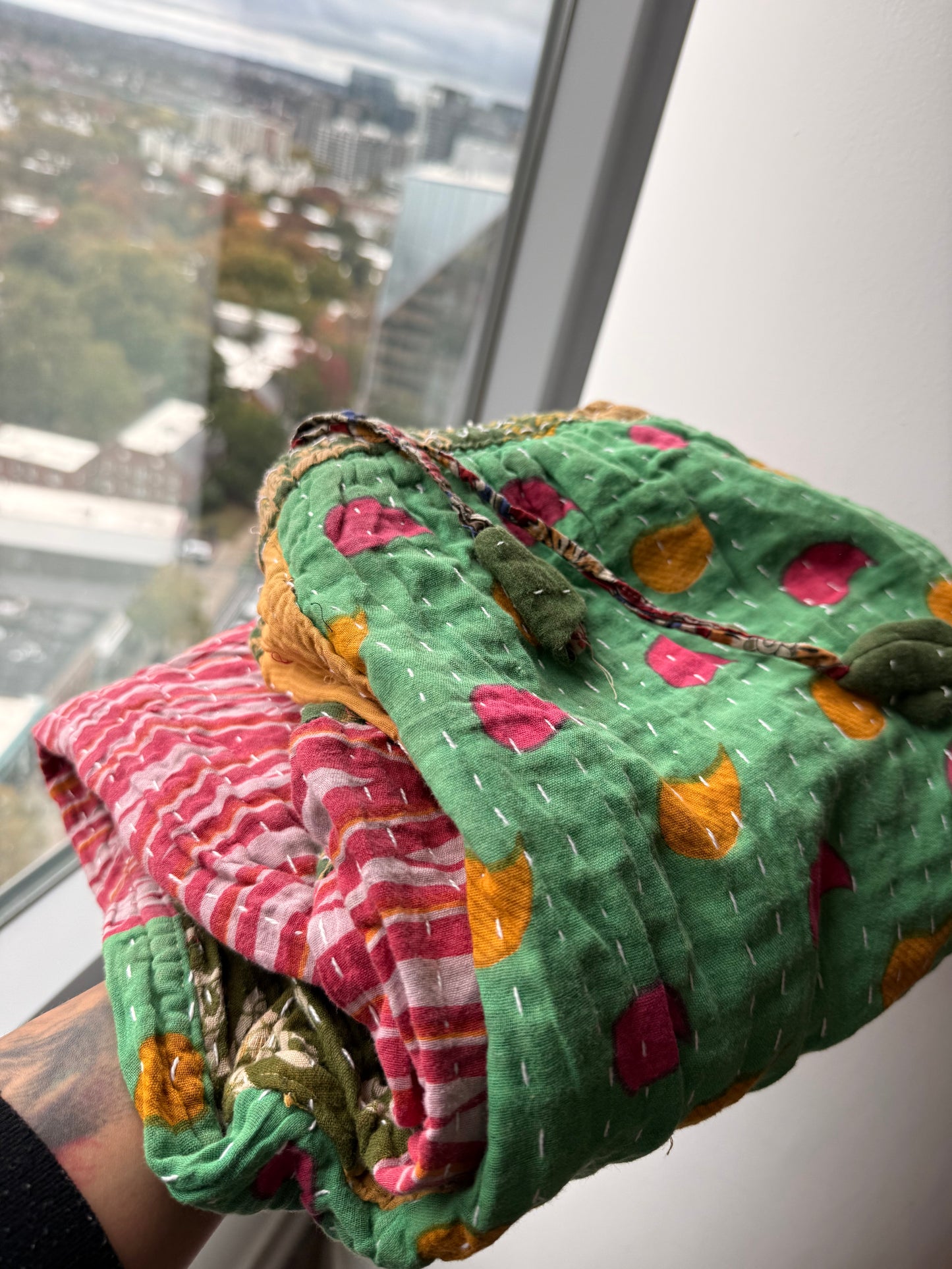 *Reversible Kantha Lounge Pants