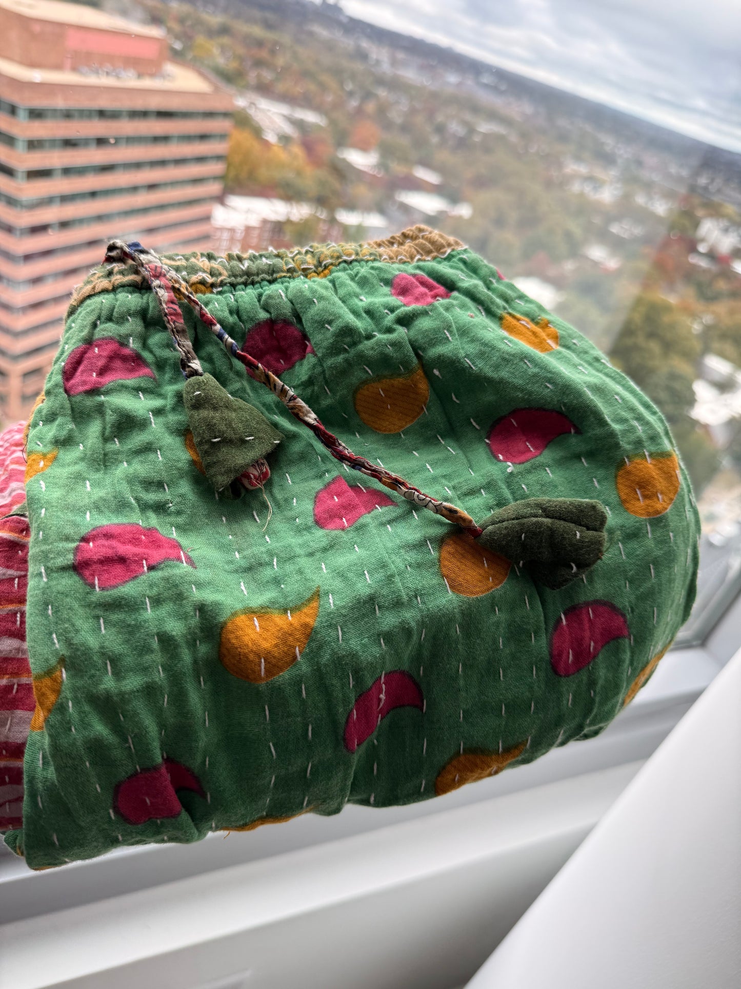 *Reversible Kantha Lounge Pants