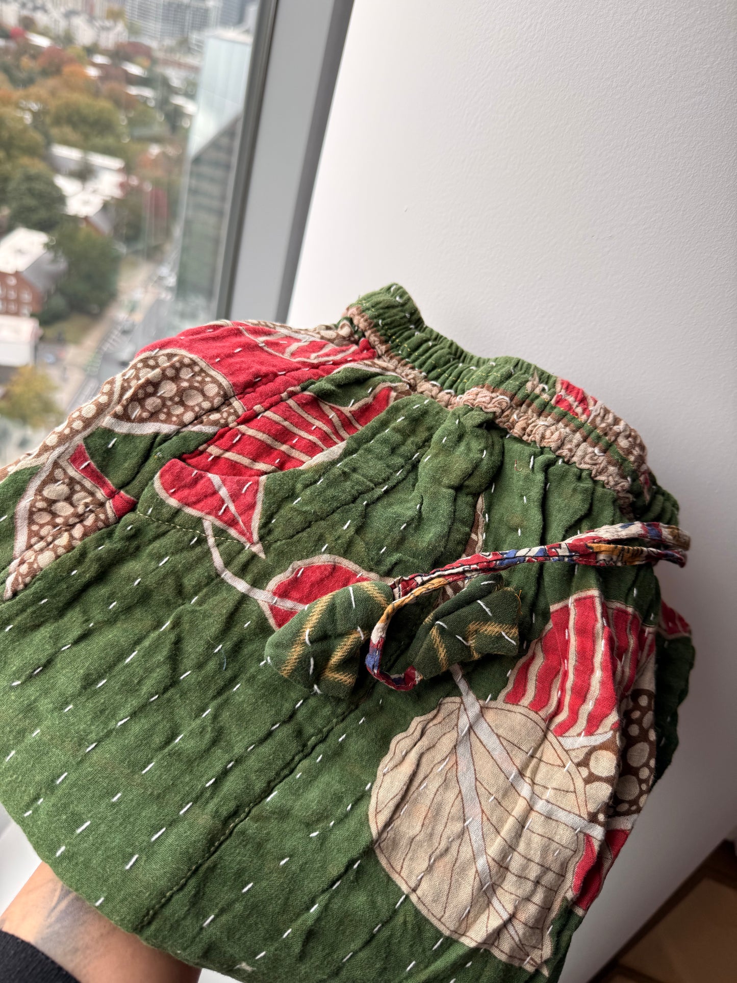 *Reversible Kantha Lounge Pants