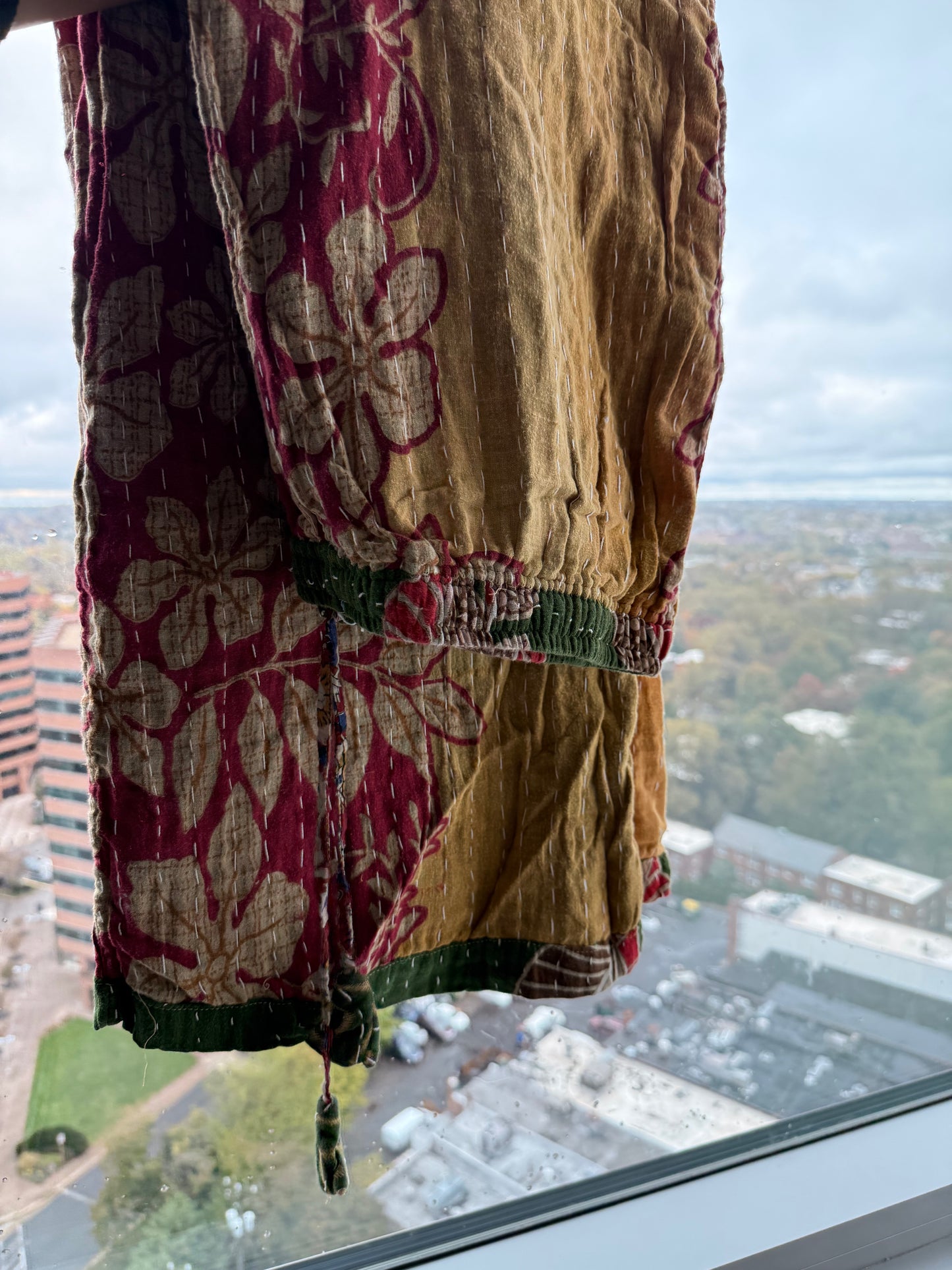 *Reversible Kantha Lounge Pants