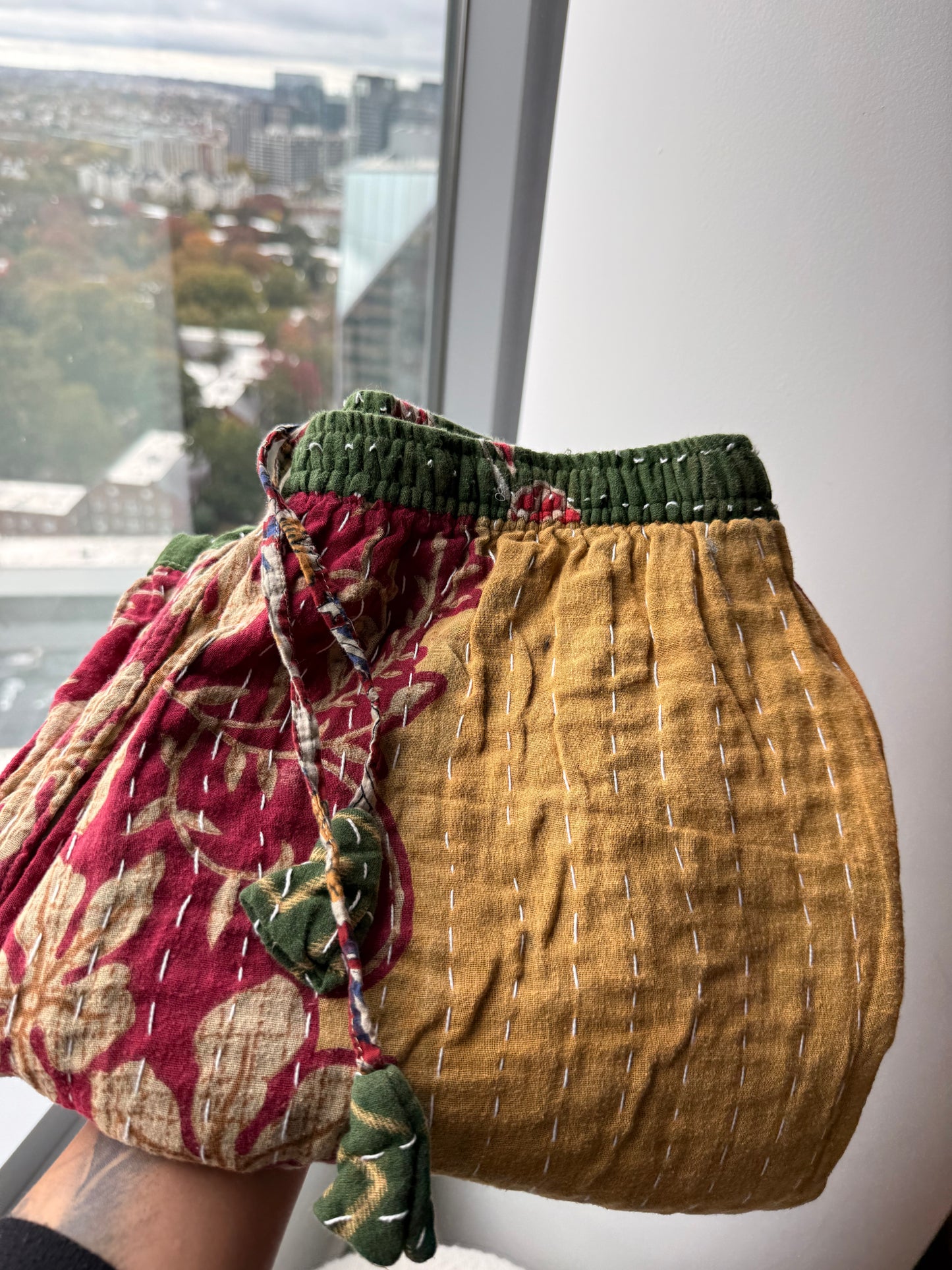 *Reversible Kantha Lounge Pants