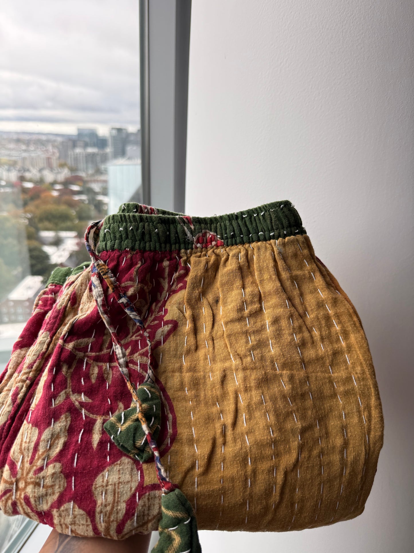 *Reversible Kantha Lounge Pants