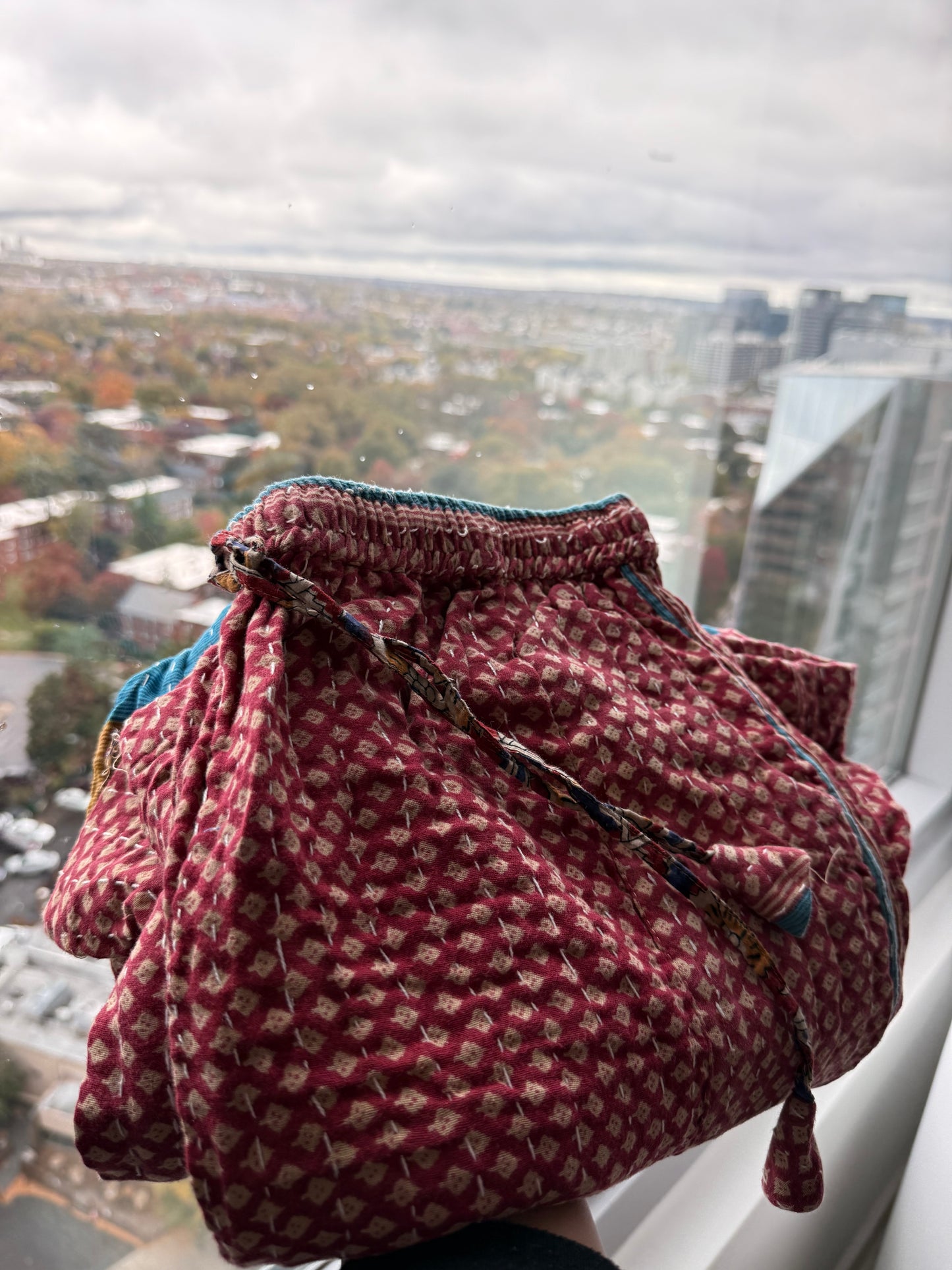 *Reversible Kantha Lounge Pants