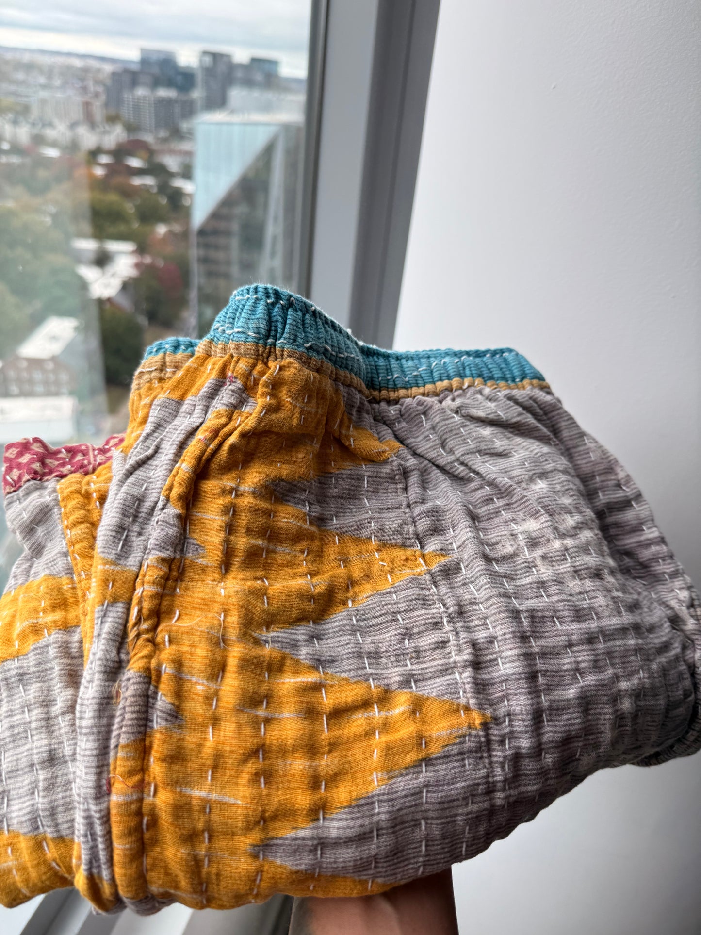 *Reversible Kantha Lounge Pants