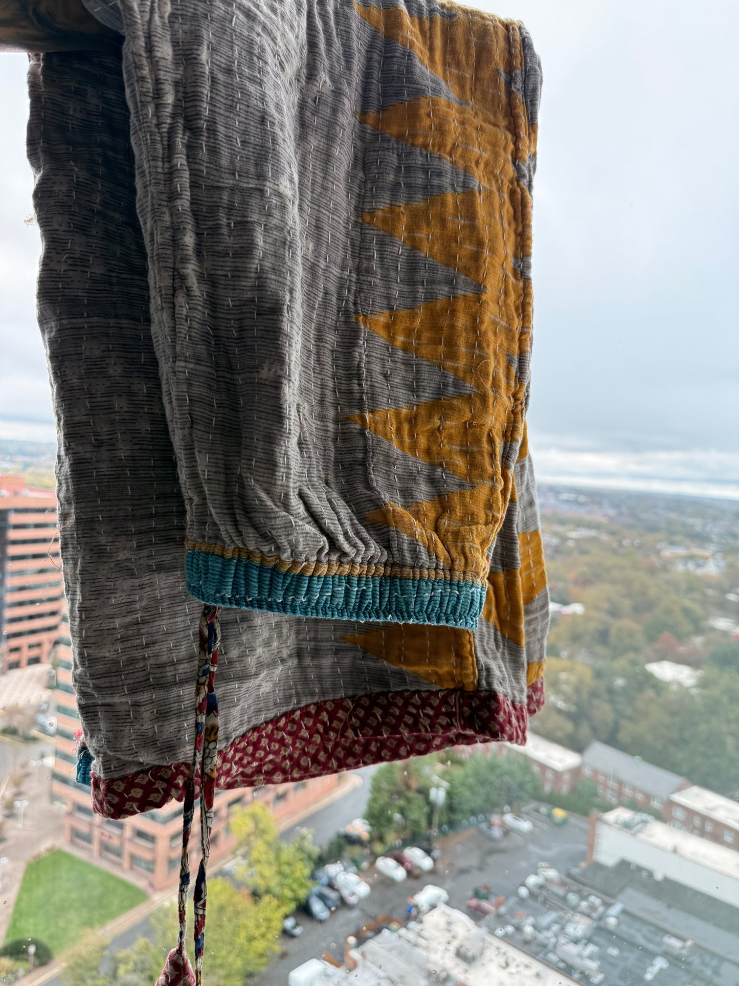 *Reversible Kantha Lounge Pants