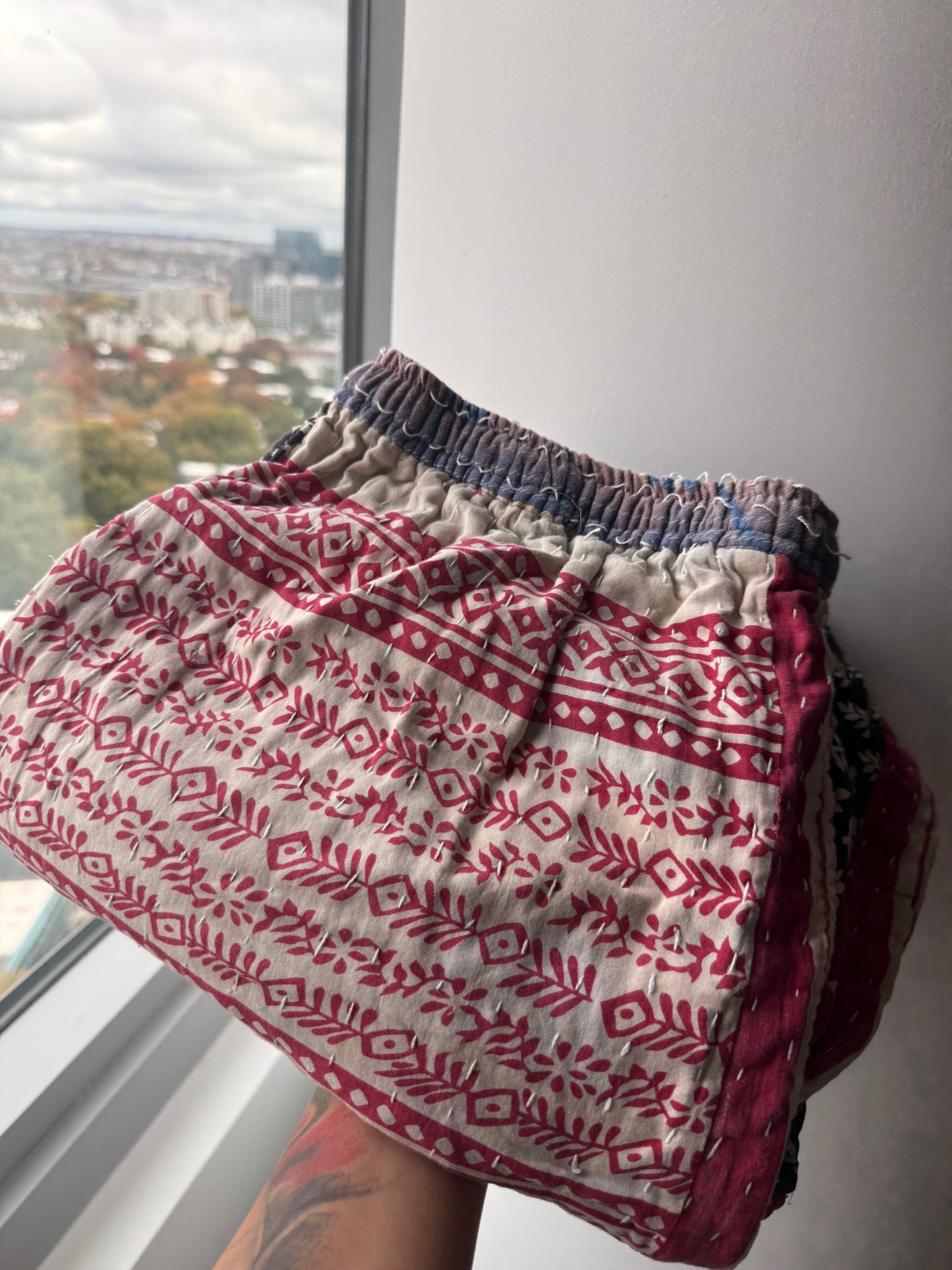 *Reversible Kantha Lounge Pants