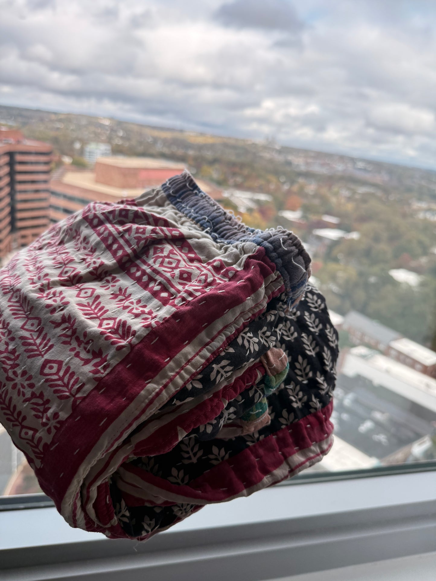 *Reversible Kantha Lounge Pants