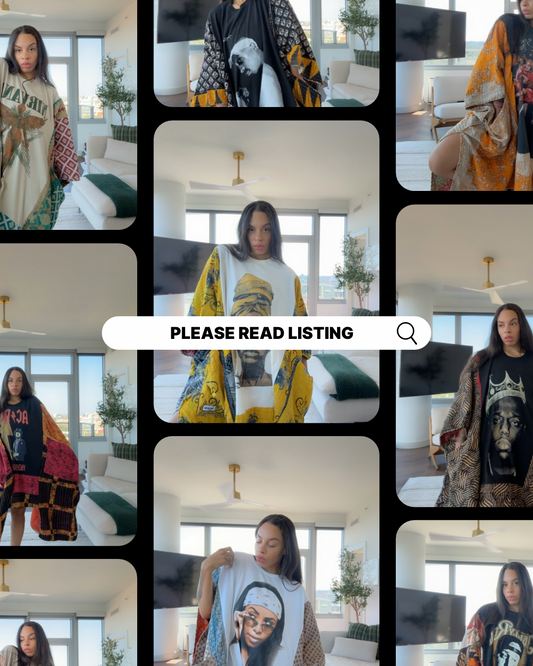 *Listing To Purchase a Custom Original Kantha Band Tee Muu